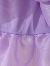 Young Girl Woven Solid Color Round Neck Fitted Dress